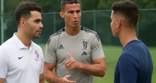 Imagem de capa horizontal 16:9 representando Matheus Pereira relembra lições de Cristiano Ronaldo na Juventus, retorno ao Corinthians e conselho a Bidon sobre Europa, com destaque na palavra-chave matheus pereira relembra lições