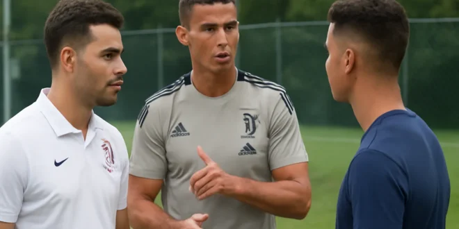 Imagem de capa horizontal 16:9 representando Matheus Pereira relembra lições de Cristiano Ronaldo na Juventus, retorno ao Corinthians e conselho a Bidon sobre Europa, com destaque na palavra-chave matheus pereira relembra lições