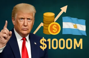 Imagem representando a nova aposta de Trump aumenta a cuota social para US$1000 milhões e ameaça isenção para Argentina