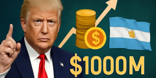 Imagem representando a nova aposta de Trump aumenta a cuota social para US$1000 milhões e ameaça isenção para Argentina