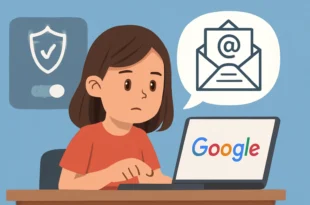 Imagem de capa horizontal 16:9 ilustrando como Google incentivou crianças quase a desativar controle parental, com e-mail passo a passo.