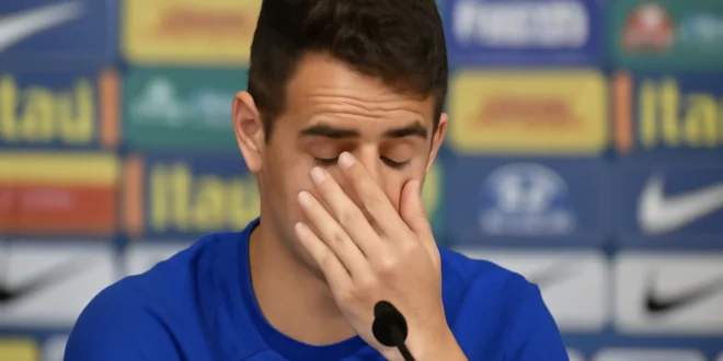 Imagem de capa horizontal 16:9 representando Oscar anuncia aposentadoria aos 34 anos após problema cardíaco