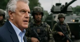 Imagem de capa horizontal 16:9 representando Caiado elogia operação que matou 122 no Rio, com força militar na segurança.