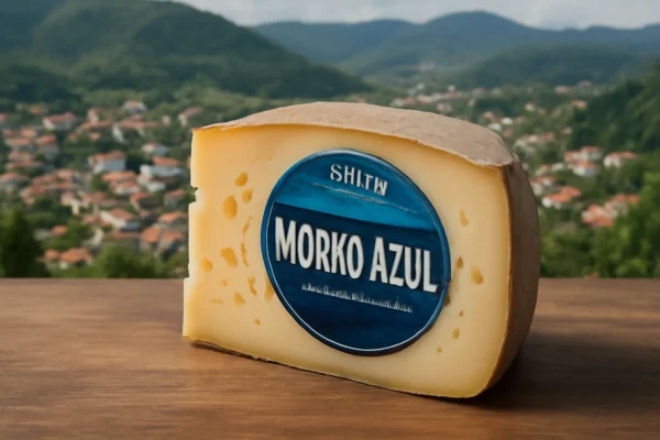 Capa horizontal 16:9 representando Queijo Morro Azul de Pomerode, destaque brasileiro entre os melhores queijos do mundo