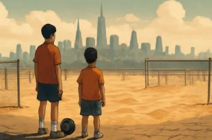 Imagem de capa com desertos de futebol em Nova York, destacando a questão enfrentada por crianças que querem jogar, conforme relatório do Aspen Institute.